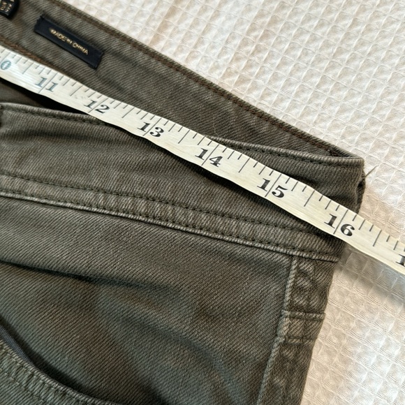 Massimo Dutti olive green mens zip fly jeans 30 29 - Picture 5 of 12